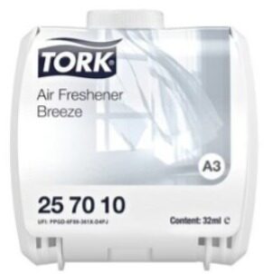 Gaisa atsvaidzinātājs TORK A3, Breeze, (līdz 90dienām), 32ml, 257010